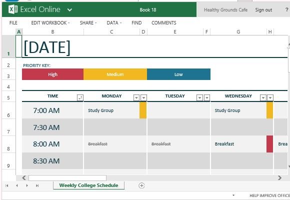 free excel for mac for students